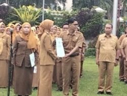 Sumringah ! Puluhan ASN Kota Kediri Naik Pangkat, Ini Pesan Wali Kota Kediri