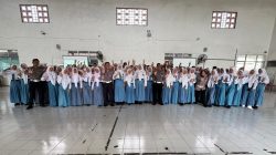 Police Goes To School, Satlantas Polres Kediri Kota Gembleng Siswa SMAN 4 Jadi Pelopor Keselamatan