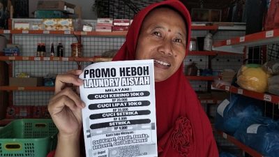 Omzet Naik Jelang Lebaran, Laundry Aisyah Singonegaran Kebanjiran Order hingga 30 Persen