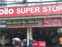 Meski Marak Belanja Online, Apollo Super Store Dhoho Kota Kediri Masih Jadi Magnet Belanja Lebaran