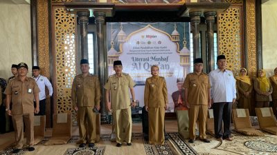 Ribuan Pelajar Ikuti Gema Literasi Al-Qur’an di SMPN 2 Kediri, Perkuat Karakter Generasi Muda