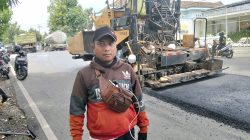 Dikebut Jelang Lebaran, Peningkatan Jalan Imam Bonjol Kediri Sepanjang 830 Meter Mulai Dikerjakan