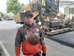 Dikebut Jelang Lebaran, Pembenahan Jalan Imam Bonjol Kediri Sepanjang 830 Meter Mulai Dikerjakan