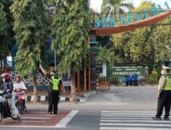 Sapa Pagi Polsek Mojoroto, Arus Lalu Lintas di Empat Simpang Utama Kota Kediri Terpantau Aman dan Lancar