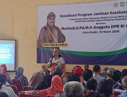 Anggota DPR RI Nurhadi Tampung Aspirasi Warga Kediri Soal Keluhan BPJS Nonaktif