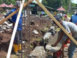 Pembangunan KKMP di Kelurahan Pojok Dikebut, Ditargetkan Selesai Dalam Sebulan