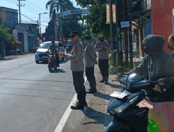 Simpang Padat di Kecamatan Mojoroto, Polisi Pastikan Lalin Masih Terkendali Didominasi Plat Luar Kota
