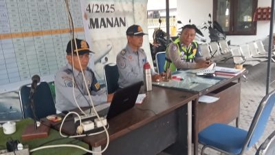 Terminal Tamanan Kediri Dipadati Kendaraan Luar Daerah, Arus Lalu Lintas Tetap Lancar