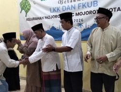 Halal Bihalal Kelurahan Mojoroto Kota Kediri Tekankan Kebersamaan Antar Lembaga