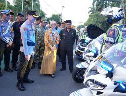Apel Gelar Pasukan Operasi Ketupat Semeru 2026, Wali Kota Kediri Pastikan Pengamanan Idulfitri Siap