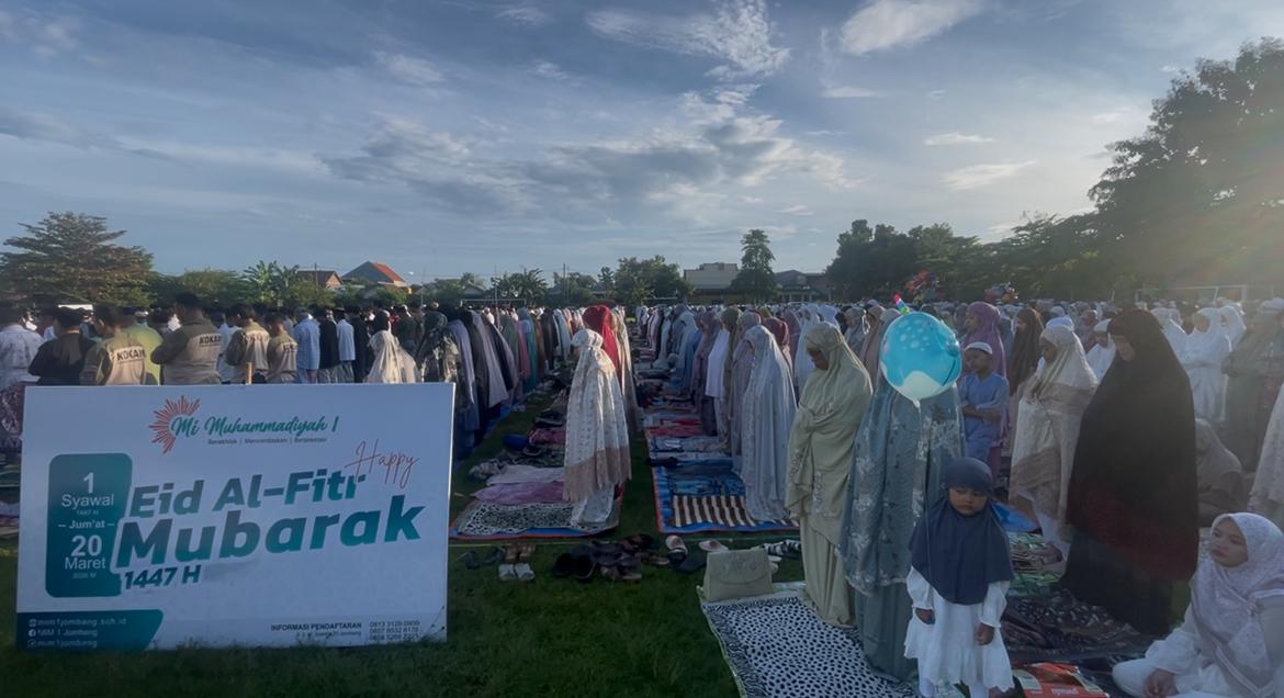 Salat Id Muhammadiyah di Jombang Angkat Pesan Kepedulian Lingkungan