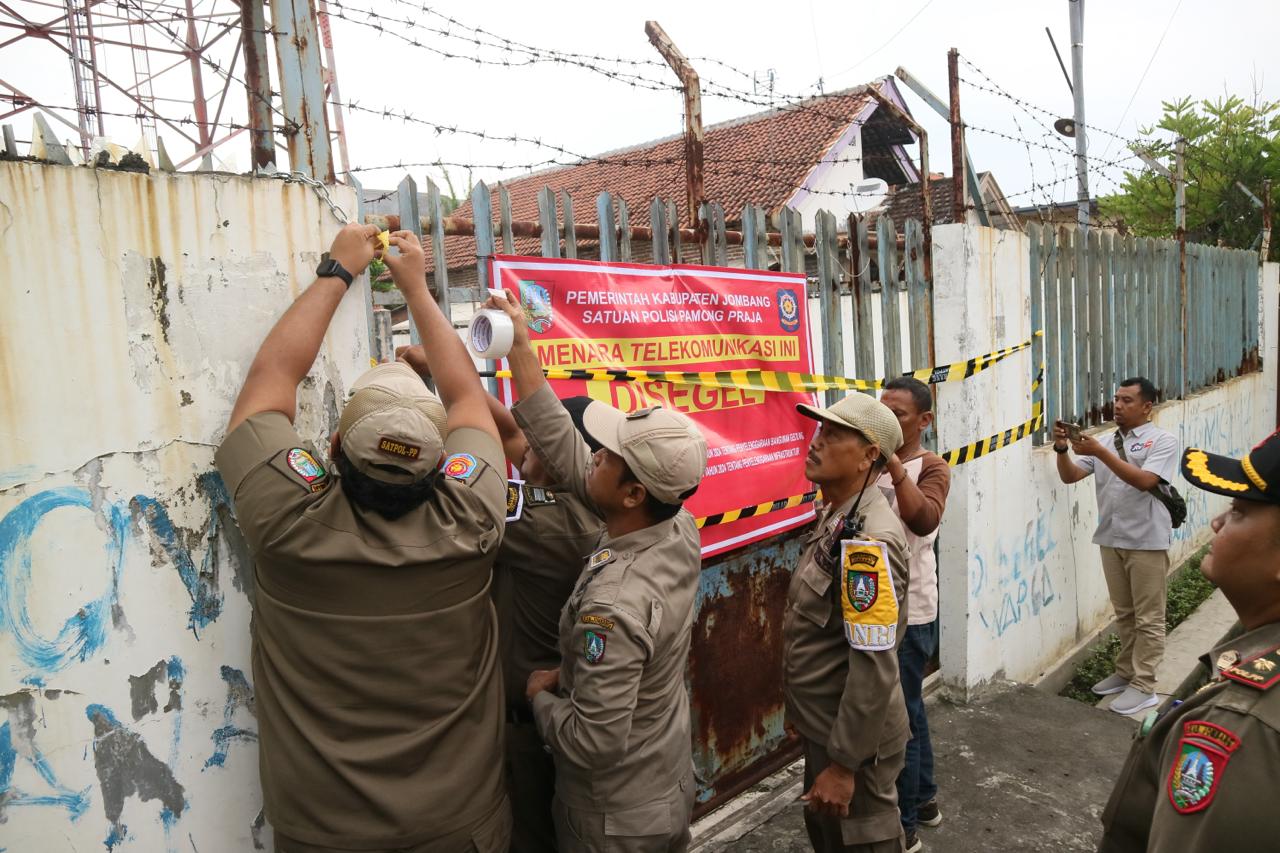 Ratusan Menara BTS di Jombang Belum Miliki SLF, Pemkab Lakukan Penertiban Bertahap