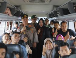 Ratusan Pemudik Diberangkatkan Gratis Pemkab Ponorogo Menuju Perantauan