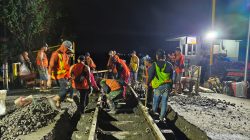 Tingkatkan Keselamatan, Patok di JPL 288 Kwadungan Dicabut dan Jalan Diperlebar