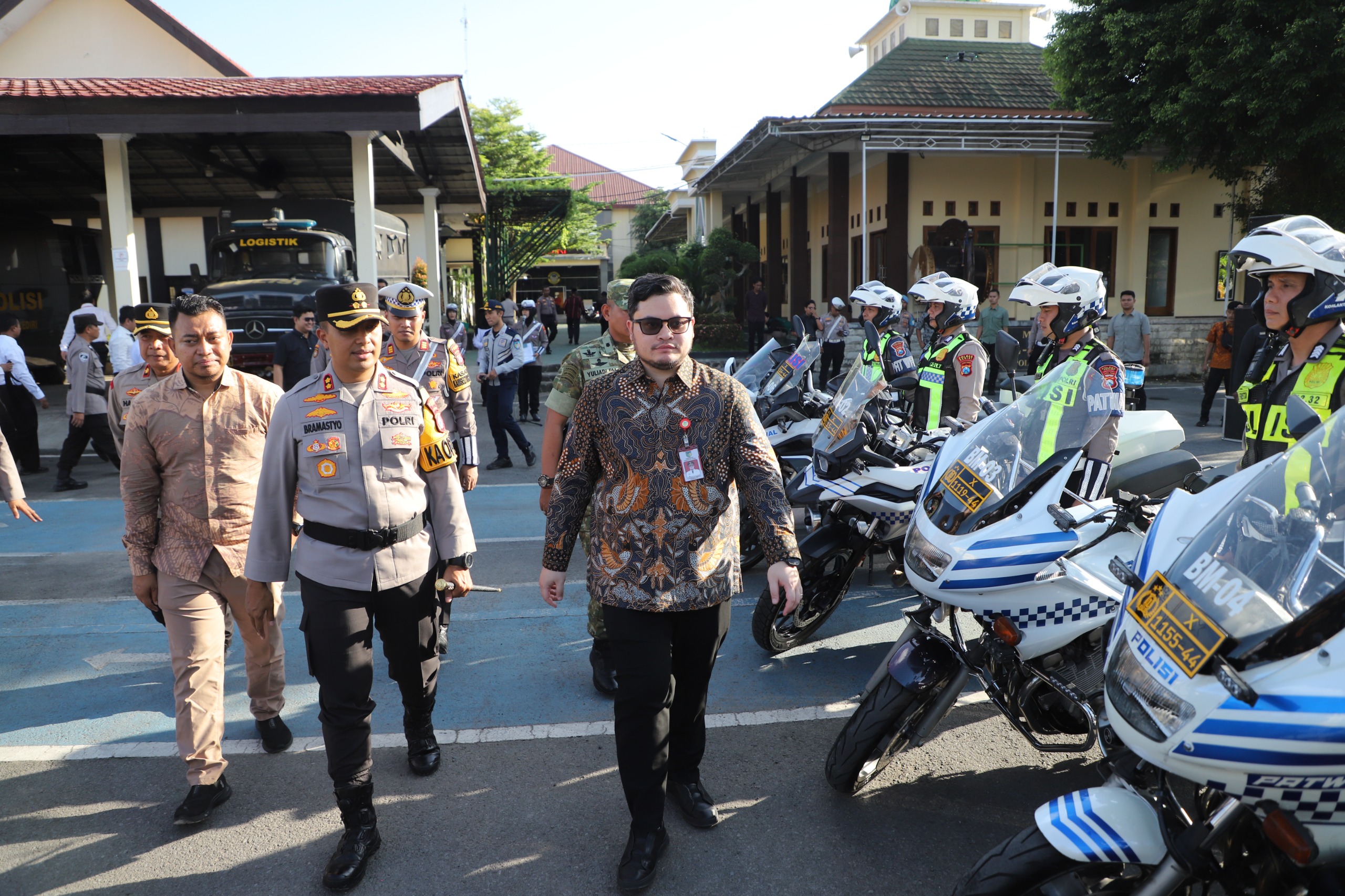 Polres Kediri Gelar Apel Operasi Ketupat Semeru 2026, Ratusan Personel Disiagakan Amankan Mudik