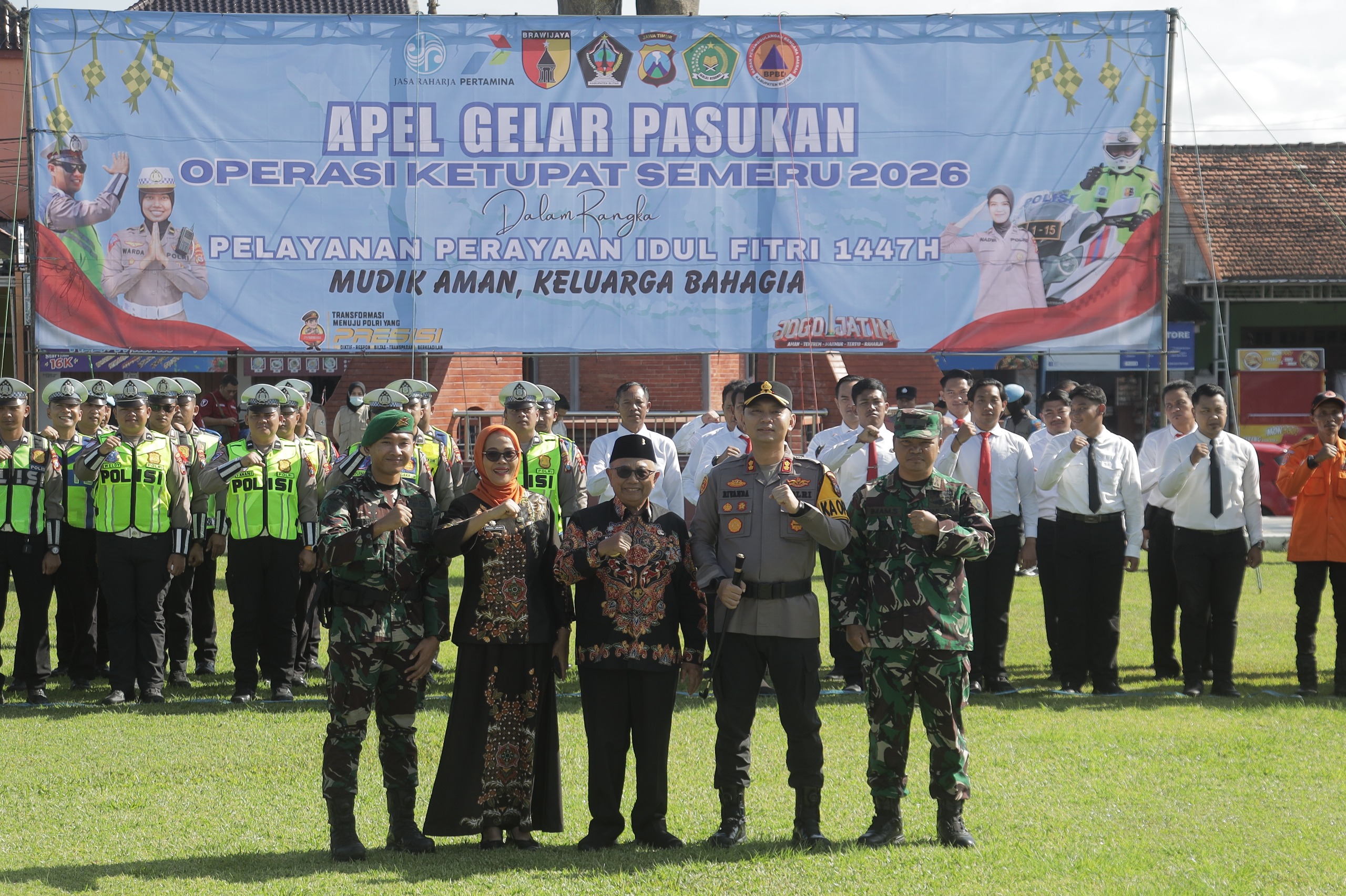 Amankan Arus Mudik Lebaran, Polres Blitar Kerahkan 311 Personel Gabungan