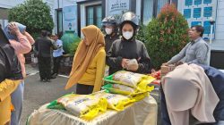 Gerakan Pangan Murah di Kejari Kabupaten Kediri Disambut Antusias Warga
