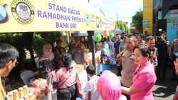 Bazar Ramadan Presisi Polres Kediri Ludes Diserbu Warga