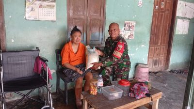 Zakat TNI Menyapa Warga, Danramil Pesantren Kediri: “Kami Ingin Hadir dan Berbagi di Tengah Masyarakat”