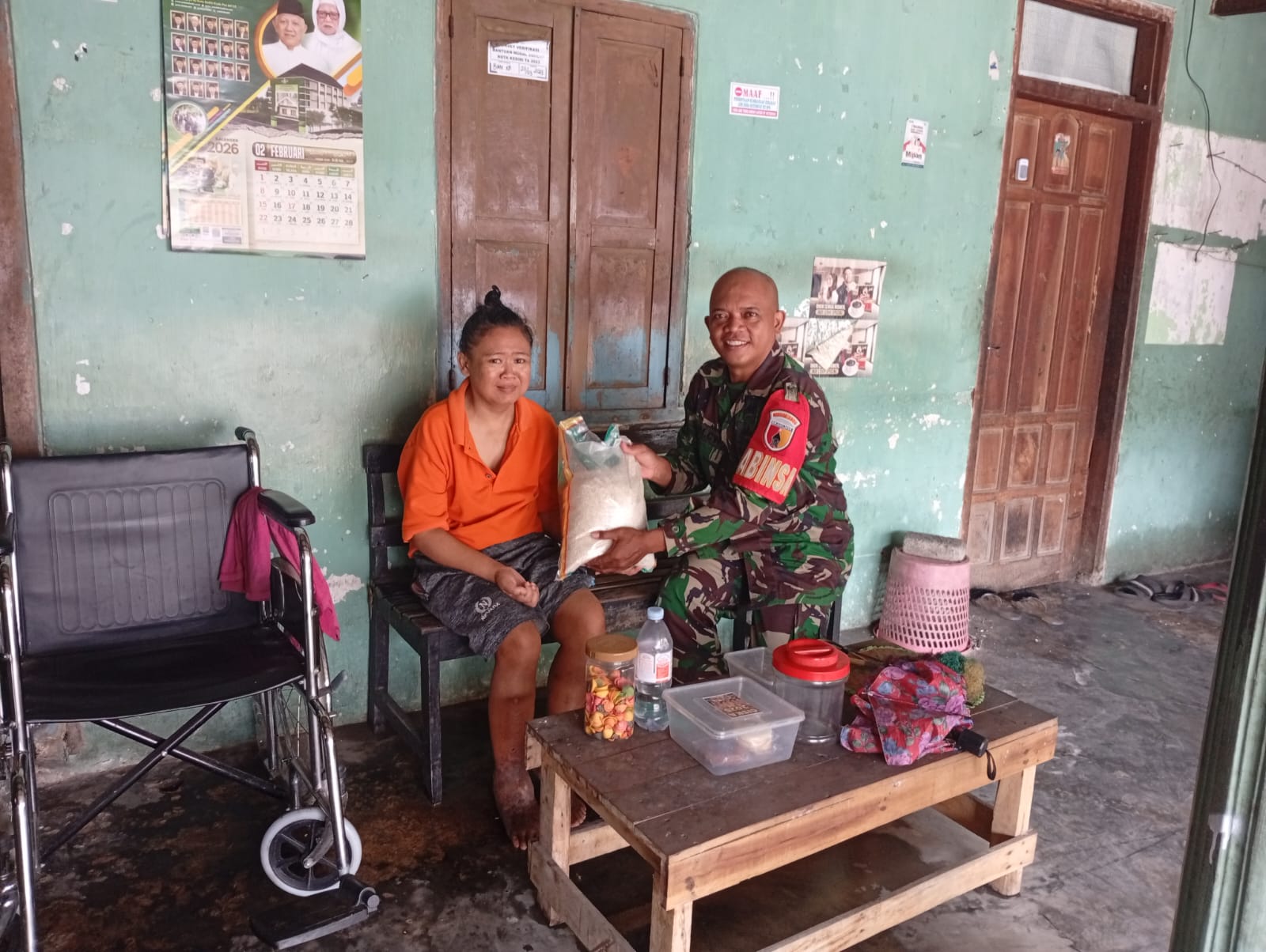 Zakat TNI Menyapa Warga, Danramil Pesantren Kediri: “Kami Ingin Hadir dan Berbagi di Tengah Masyarakat”
