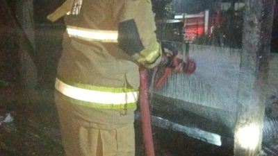 Diduga Korsleting Listrik, Kandang Ayam di Kras Kediri Ludes Terbakar