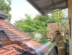 Sehari Dua Kebakaran di Kediri, Diduga Akibat Korsleting Listrik