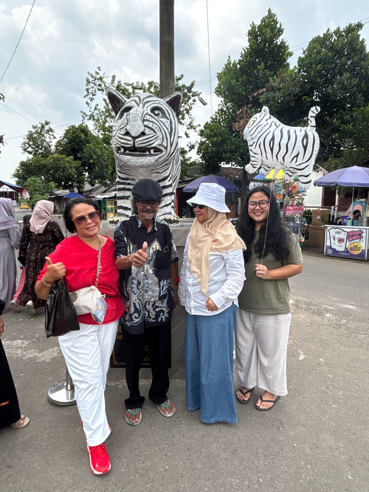 Libur Lebaran, Wisata Harimau Gemoy di Balongjeruk Diserbu Pengunjung