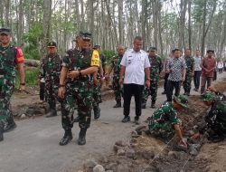 Tim Wasev Mabes TNI Nilai Progres TMMD ke-127 Kodim 0809 Kediri Sesuai Target