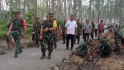 Tim Wasev Mabes TNI Nilai Progres TMMD ke-127 Kodim 0809 Kediri Sesuai Target
