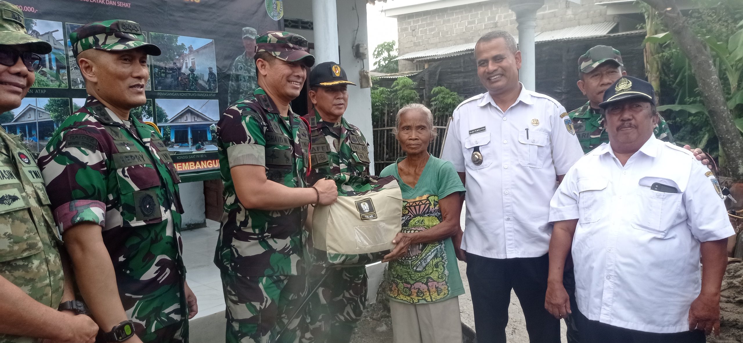 Mbah Rantinem Senang Dapat Bingkisan, Rumah dan MCK Direnovasi dalam TMMD