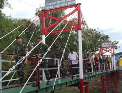 Pangdam V/Brawijaya Resmikan Jembatan Perintis Garuda di Nganjuk, Penantian 40 Tahun Warga Berakhir