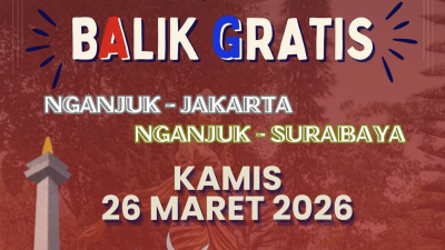 Warga Nganjuk Ayo Serbu! Program Balik Gratis 2026 ke Jakarta dan Surabaya Dibuka Besok