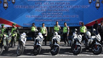 Operasi Ketupat Semeru 2026 Digelar, Polres Tulungagung Amankan Rumah Warga yang Ditinggal Mudik