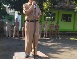 Masuk Hari Pertama Usai Lebaran, Siswa SMPN 1 Ngasem Gelar Halalbihalal