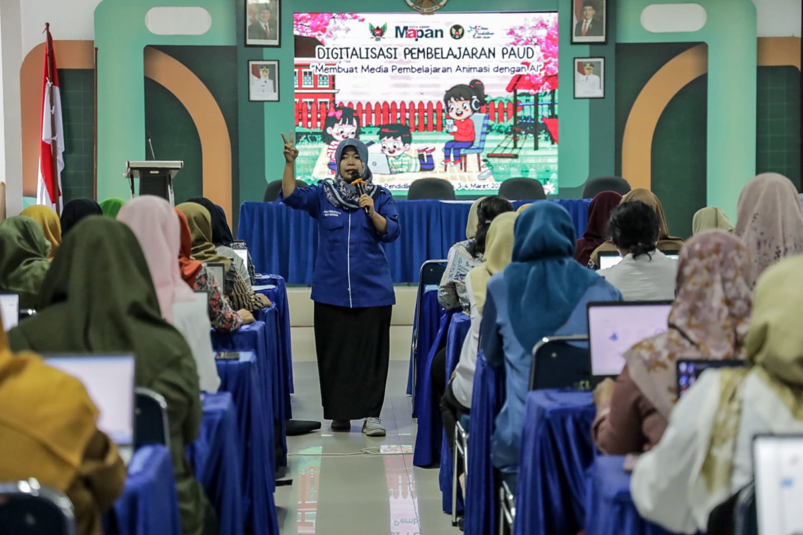 Pemkot Kediri Gelar Bimtek Digitalisasi PAUD, Guru Didorong Manfaatkan AI untuk Media Animasi