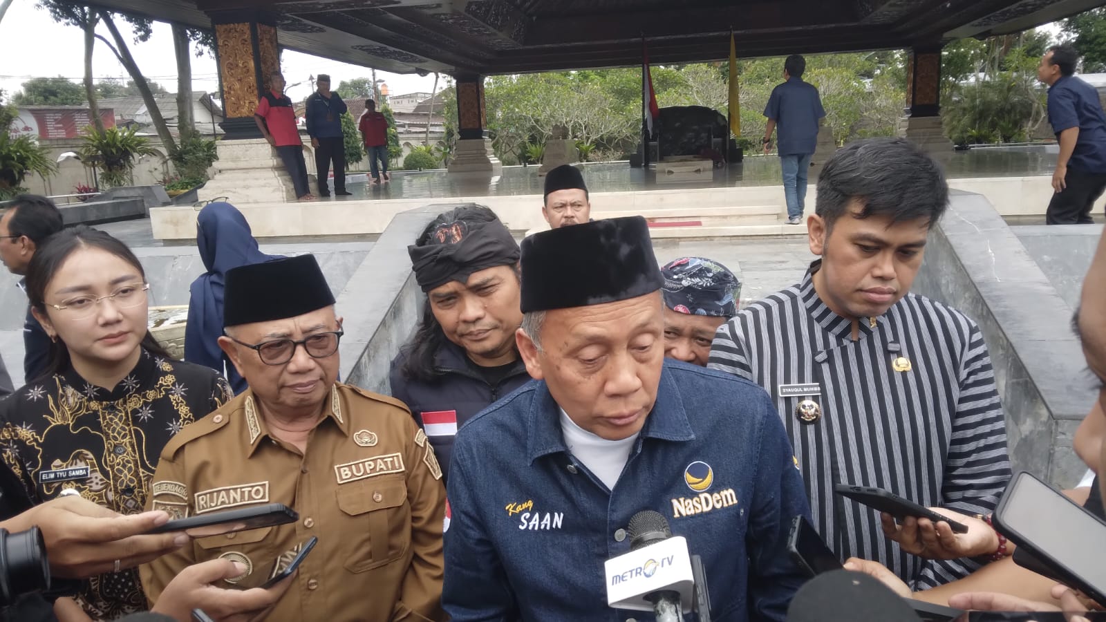 Ziarah ke Makam Bung Karno, Waketum NasDem Saan Mustofa Soroti Konflik Iran