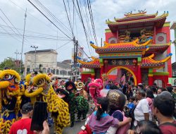 Kirab Barongsai Meriahkan Puncak Perayaan Imlek dan Cap Go Meh di Blitar