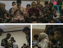 Satgas TMMD ke-127 dan Warga Gadungan Buka Puasa Bersama, Perkuat Kemanunggalan TNI-Rakyat