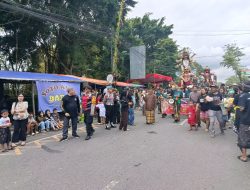 Amankan Pawai Ogoh-Ogoh, Polres Blitar Terjunkan Puluhan Personel