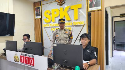 Layanan Prima, Polres Blitar Siagakan Call Center 110 Selama 24 Jam
