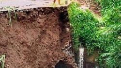 Jalan Penghubung Antar Dusun di Ngantang Ambles 12 Meter, Akses Warga Terputus