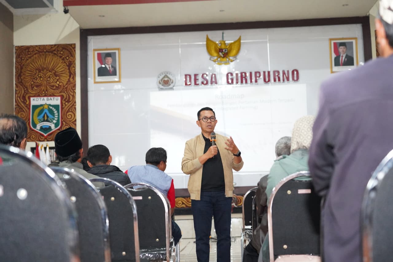 Desa Giripurno Disiapkan Jadi Kawasan Smart Farming, Wali Kota Nurochman Dorong Petani Tembus Pasar Modern