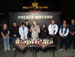 Polres Malang Amankan 54 Suporter Diduga Bawa Miras Saat Laga Arema vs Persis Solo