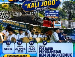 Doa Bersama dan Sholawatan “Kali Jogo” Songgoriti Digelar di Jalur Rawan Klemuk
