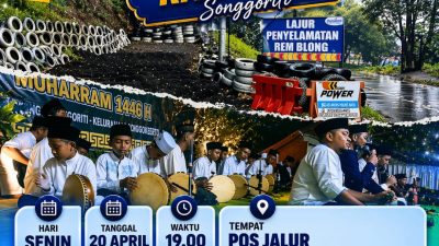 Doa Bersama dan Sholawatan “Kali Jogo” Songgoriti Digelar di Jalur Rawan Klemuk