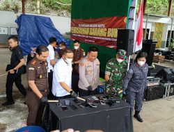 Kejari Batu Musnahkan Barang Bukti 28 Perkara, Pastikan Tak Disalahgunakan Lagi