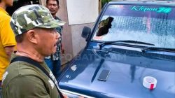 Mencekam! Mobil Rombongan Pelayat Dilempari Batu OTK di Pujon, Kaca Hancur dan Penumpang Terluka
