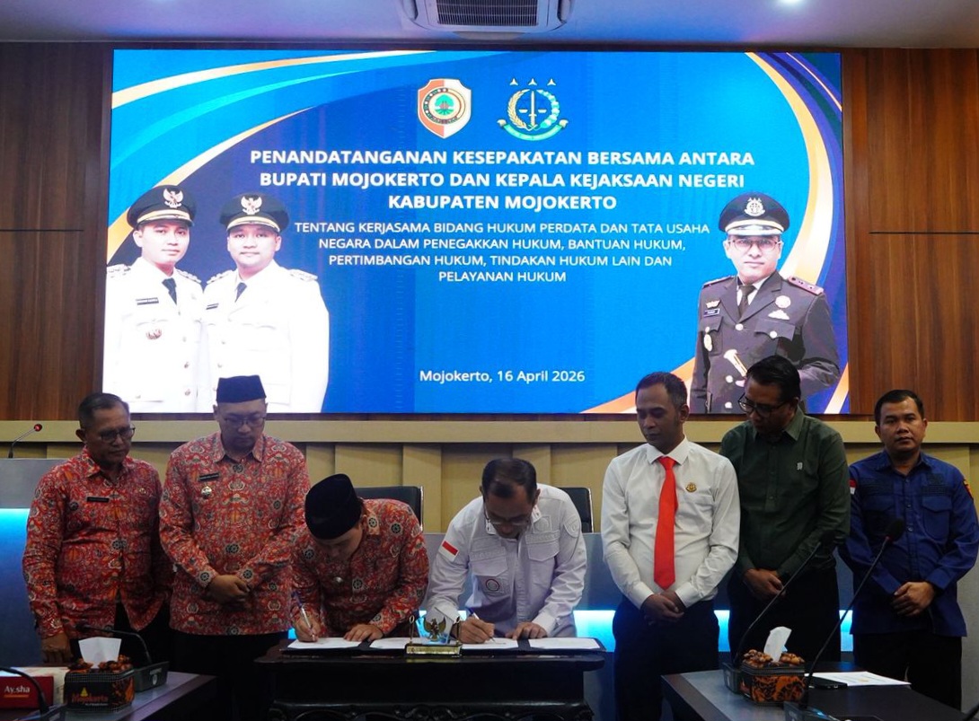Pemkab Mojokerto Perpanjang Kerja Sama dengan Kejari, Perkuat Kepastian Hukum Pemerintahan