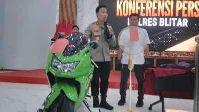 Residivis Kambuhan Dibekuk Polisi, Bobol Tiga Sekolah dan Angkut Barang Curian Pakai Motor Sport