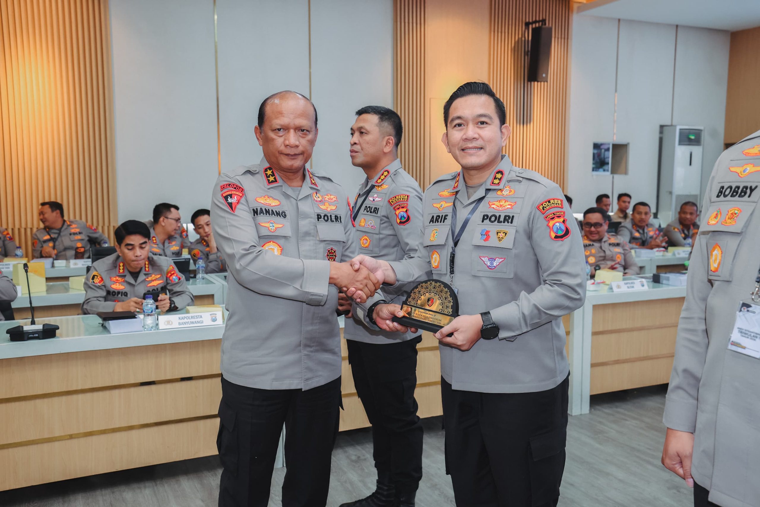 Polres Lamongan Raih Penghargaan Penyelesaian Perkara Tertinggi di Jawa Timur